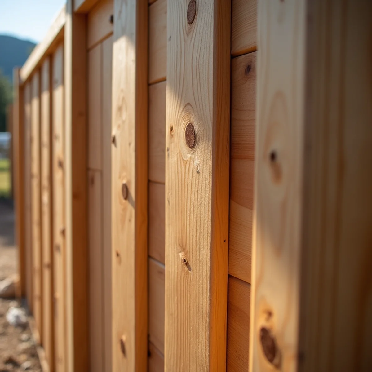 Overlapping board-on-board pickets providing total privacy with zero sight gaps